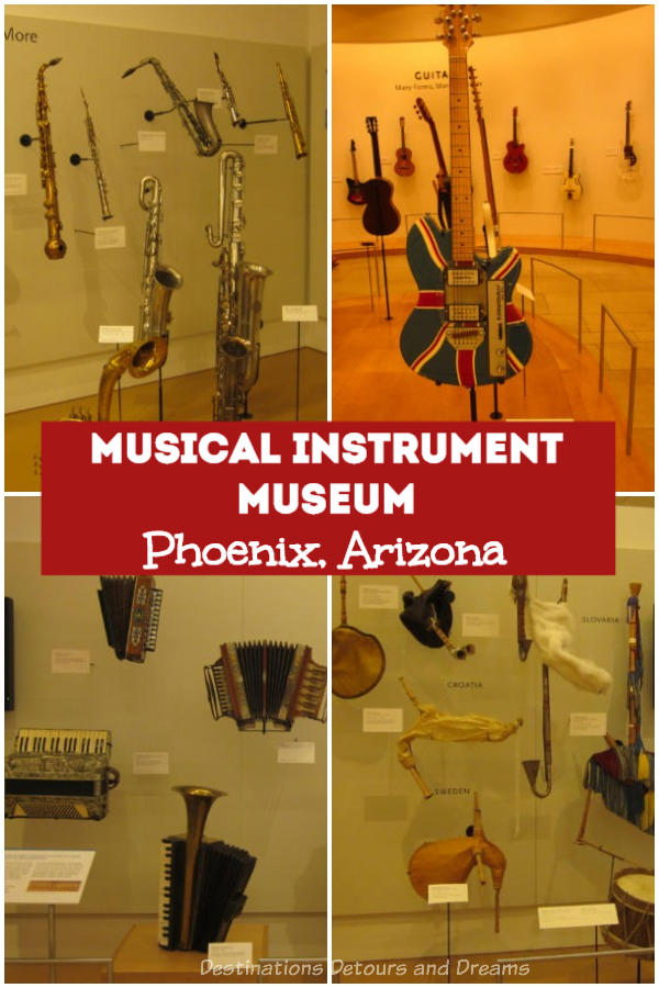 The Musical Instrument Museum in Phoenix, Arizona has a great collection of musical instruments and information. Music is the language of the soul. #Phoenix #Arizona #museum #music