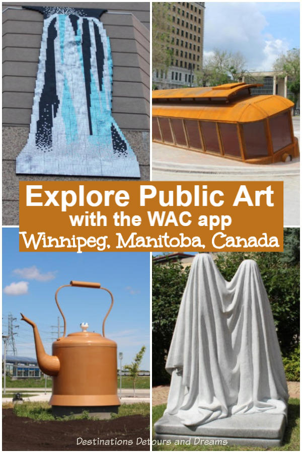 Exploring Winnipeg Public Art Via An App: The Winnipeg Arts Council mobile app helps you explore public art in Winnipeg, Manitoba, Canada