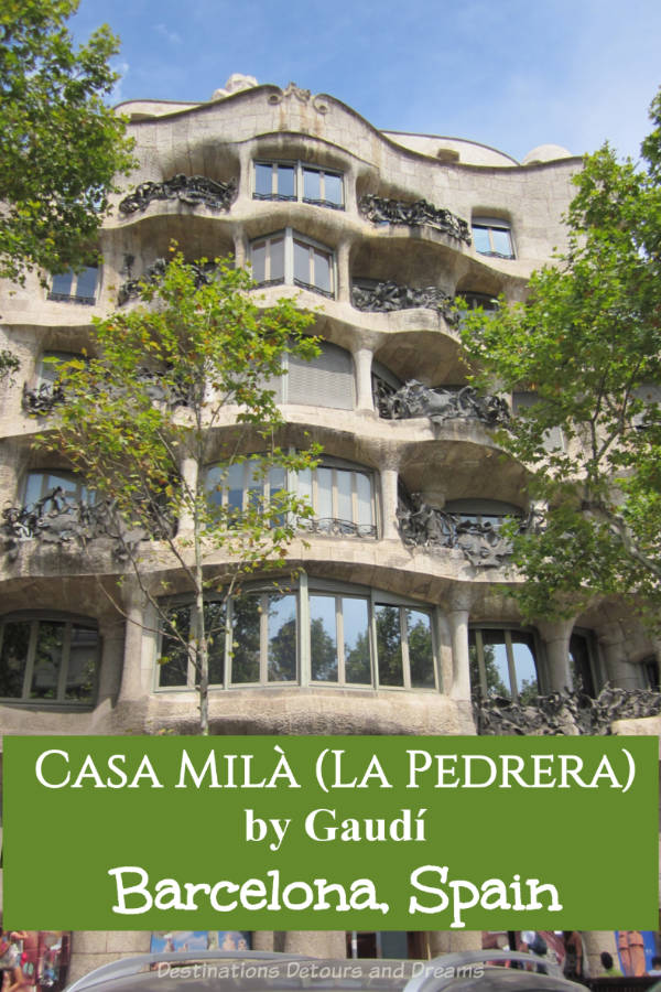 A Tour of Gaudí's Casa Milà in Barcelona: UNESCO World Heritage Site Case Milà (La Pedrera) in Barcelona, Spain is one of architect Antoni Gaudí's more well-known works and a top Barcelona tourist attraction