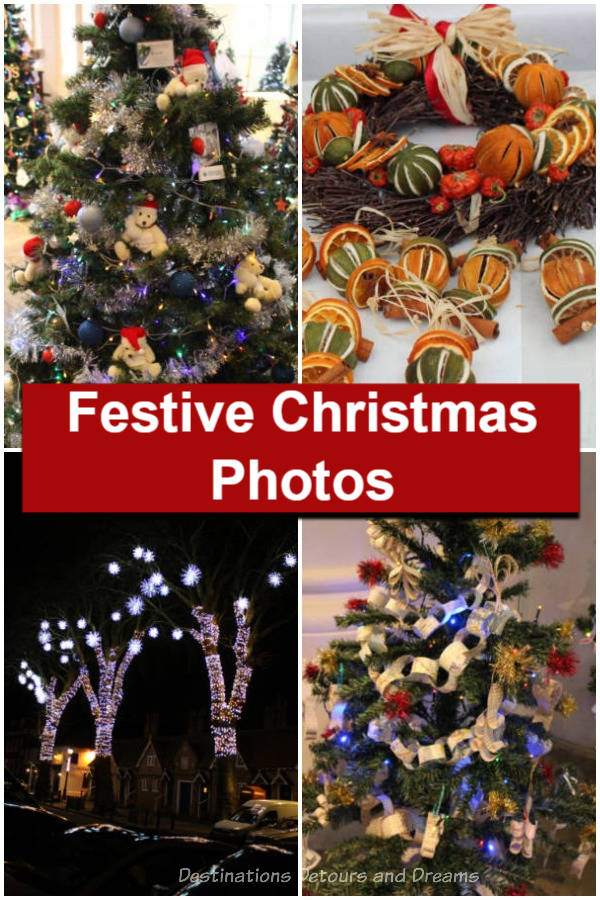 Festive Christmas Photos: A photo collection of Christmas decorations from assorted December travels - trees, lights, displays, table settings
