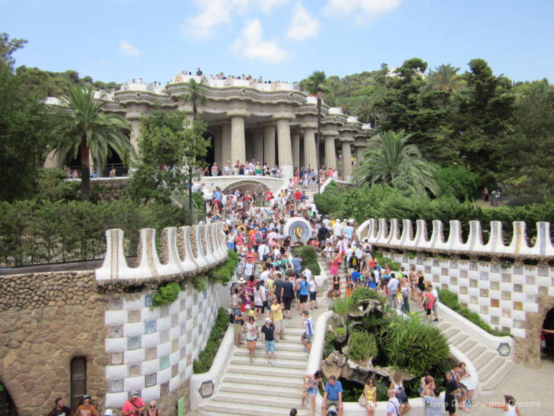 The Dragon Staircase at Park Güell