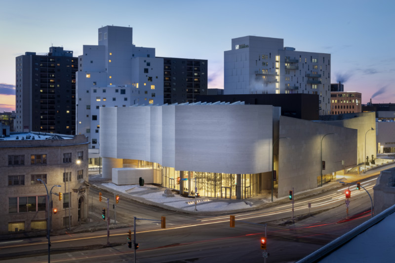 Qaumajug, the Inuit art centre at the Winnipeg Art Gallery. Michael Maltzan Architecture with associate Cibinel Architecture. Photo Lindsay Reid.