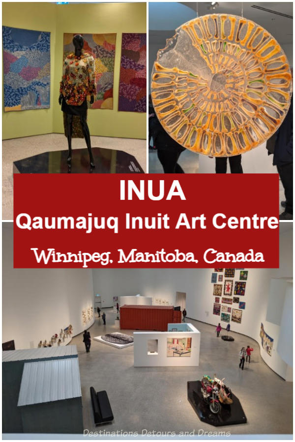 INUA: The inaugural exhibition at Qaumajuq Inuit Art Centre in Winnipeg, Manitoba, Canada features a diverse collection of art by over 90 Inuit artists