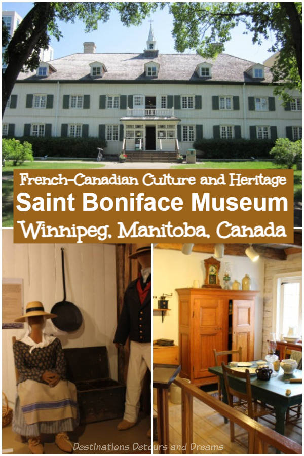 Saint Boniface Museum in the French Quarter of Winnipeg, Manitoba, Canada showcases French-Canadian and Métis heritage