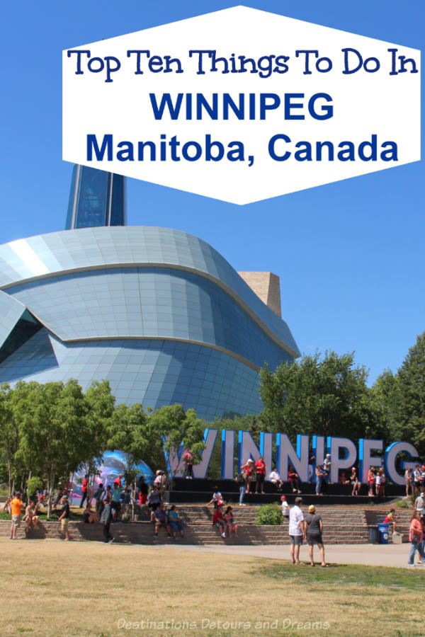 Top Ten Things To Do In Winnipeg, Manitoba: Top-rated attractions and things to do in Winnipeg, Manitoba, Canada.  The Forks, Canadian Museum for Human Rights, explore French-Canadian heritage, bison safari, Inuit art, polar bears, and more