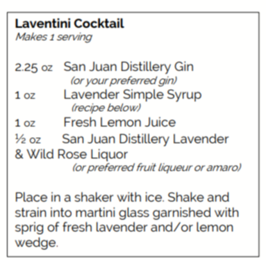 Recipe for Laventini Cocktail