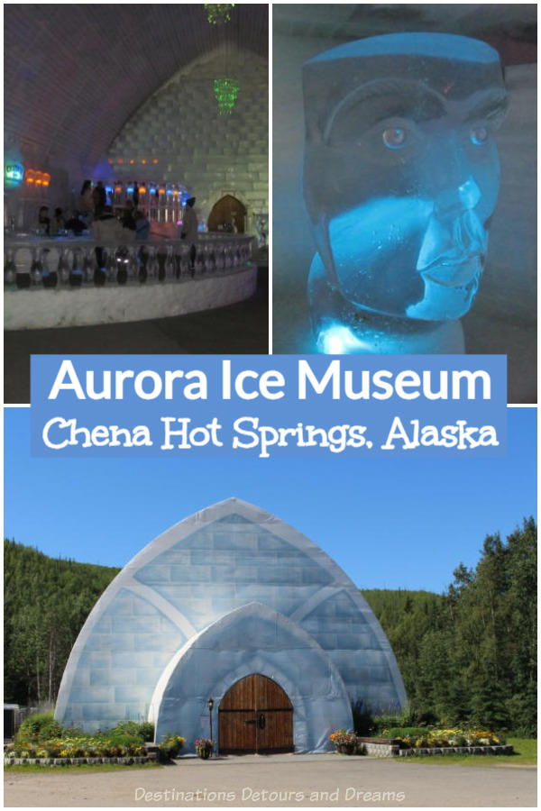 Aurora Ice Museum at Chena Hot Springs Resort: Walls, floors, and everything inside this year-round ice museum in Alaska’s interior are made of ice. Ice bedroom, ice bar, ice sculptures, ice cocktail glasses. Located north of Fairbanks.