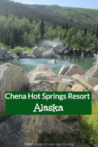 More Than Healing Waters At Chena Hot Springs Resort: Chena Hots Springs Resort, located north of Fairbanks in Alaska’s interior, offers swimming in a natural hot mineral spring, nature activities, dog-sledding, an ice museum, and relaxation and dining in a comfortable rustic resort.