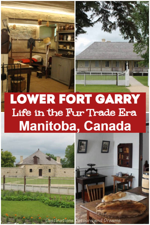 Lower Fort Garry Life in the Fur Trade Era: The restored Lower Fort Garry National Historic Site, near Winnipeg, Manitoba, recreates life in the 1850s fur-trade era