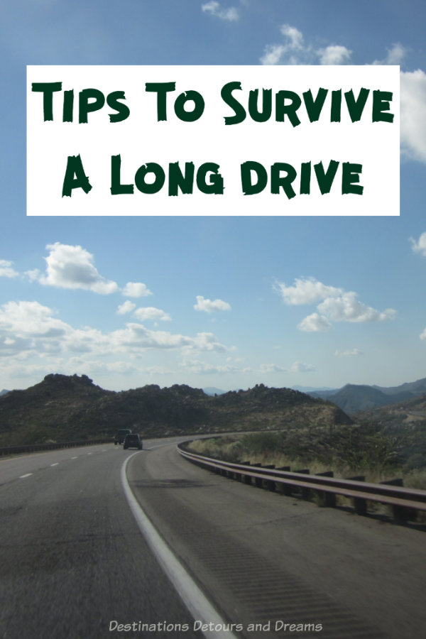 Tips To Survive A Long Drive: how to make a long car trip to get from point a to point b more comfortable