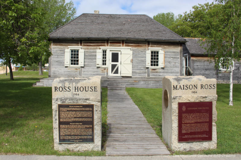 Wooden 19th century house now a museum