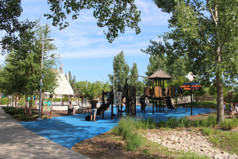 More Winnipeg: The Forks Playground Playground at The Forks in Winnipeg, Manitoba