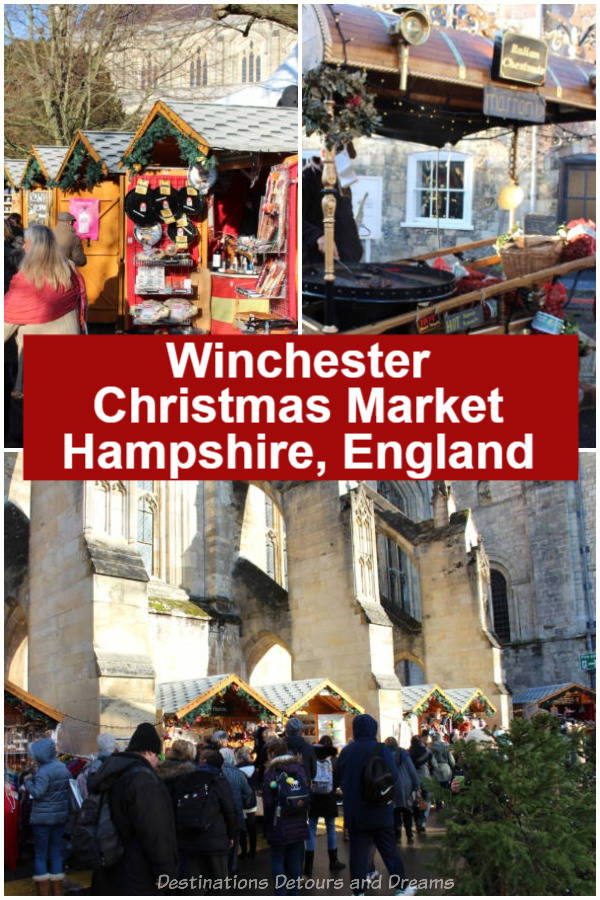 Winchester Christmas Market: A traditional German-style Christmas market on the grounds of historic Winchester Cathedral in Hampshire, England
