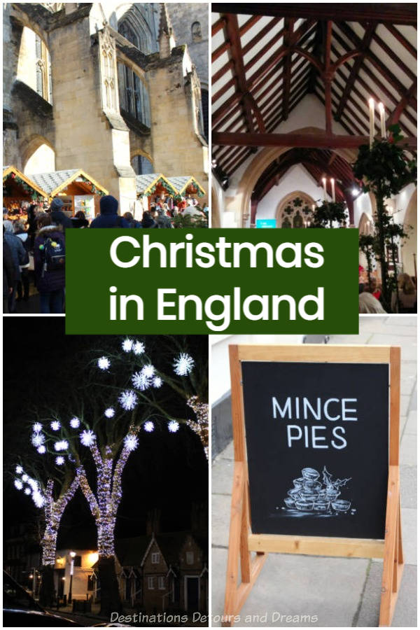 Christmas in England: experiencing British Christmas traditions: lights, carols, mulled wine, pantomime, markets and more. 