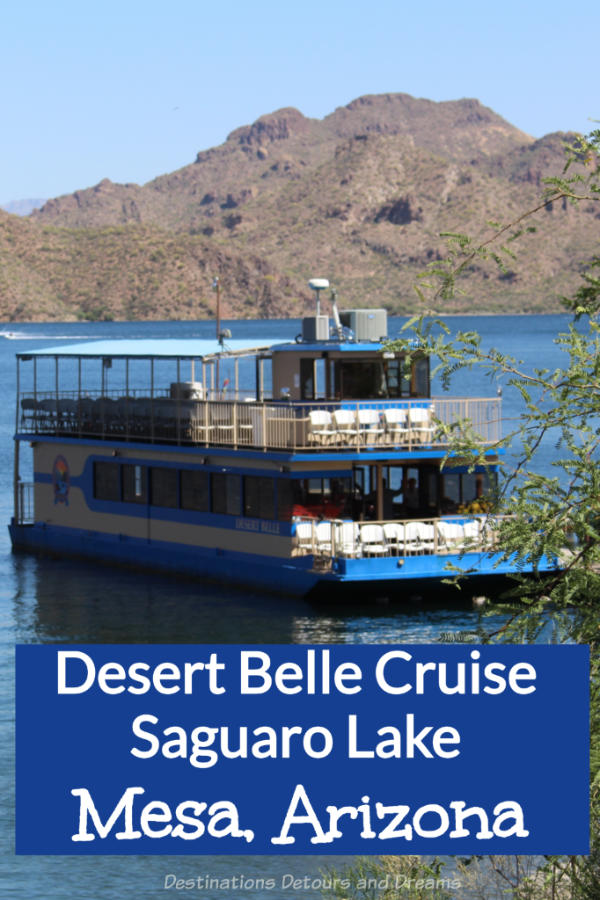 Desert Belle Cruise on Saguaro Lake, Arizona: a 90-minute narrated cruise past spectacular scenery and different ecosystems in Mesa, Arizona
