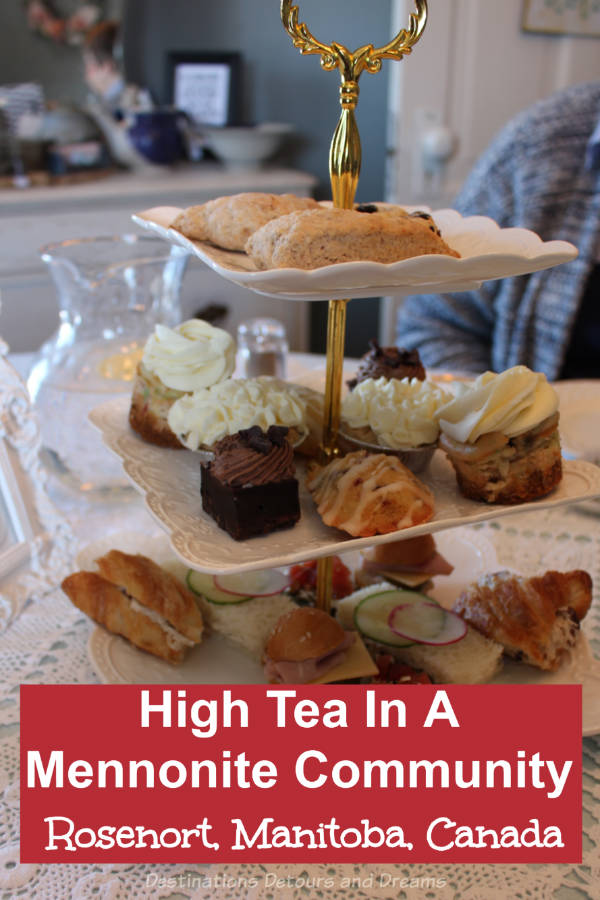High Tea In A Manitoba Mennonite Community - An elegant afternoon tea at Lily Stone Café in Rosenort, Manitoba, Canada