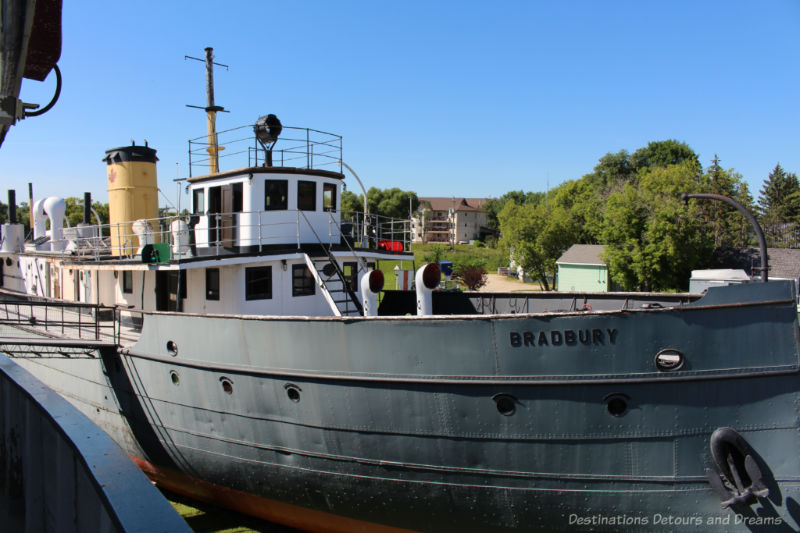 Iron hulled fishing patrol ship from the early 1900s that was used as an icebreaker