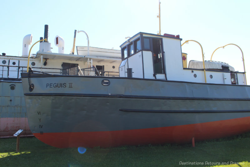 Old Tug boat that had been used for dredging