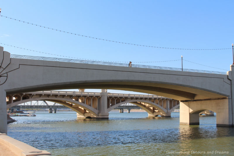 Bridges across Tempe Town Lake