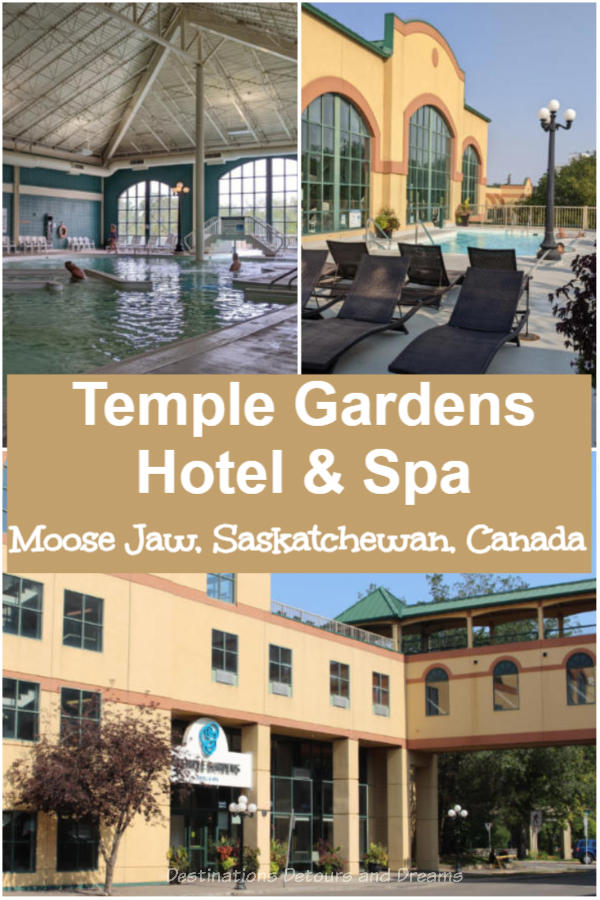 Moose Jaw Temple Gardens Hotel & Spa Review - Geothermal mineral water pools, luxury spa, fine dining, and comfortable rooms at Temple Gardens Hotel & Spa in Moose Jaw, Saskatchewan, Canada