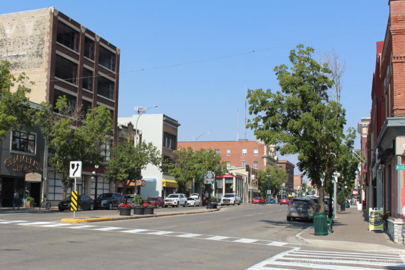 Moose Jaw Downtown View of Main Street in Moose Jaw, Saskatchewan