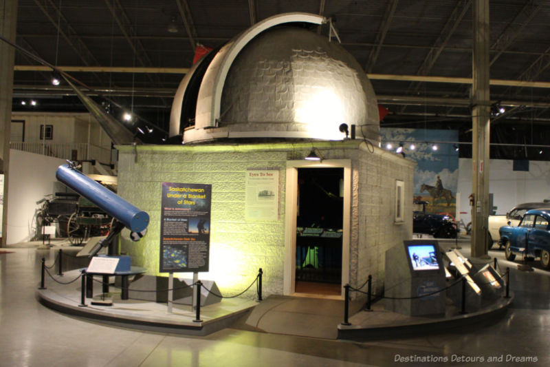 Observatory located inside a museum