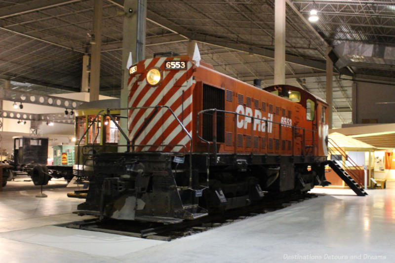 CP Rail engine in the Moose Jaw Western Development Museum