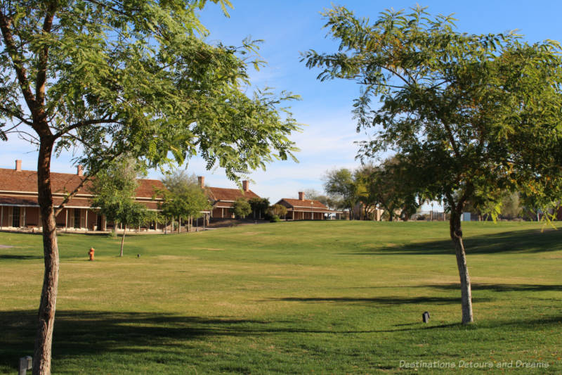 The grounds and buildings of Colorado River State Historic Park