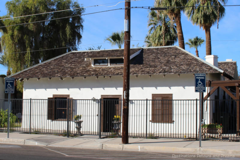 Nineteenth century adobe home that is now a house museum