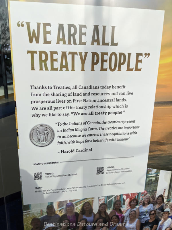 Information panel about We Are All Treaty People