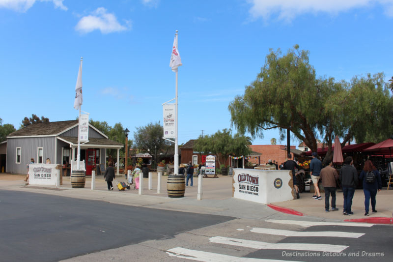 Entrance to Old Town San Diego park