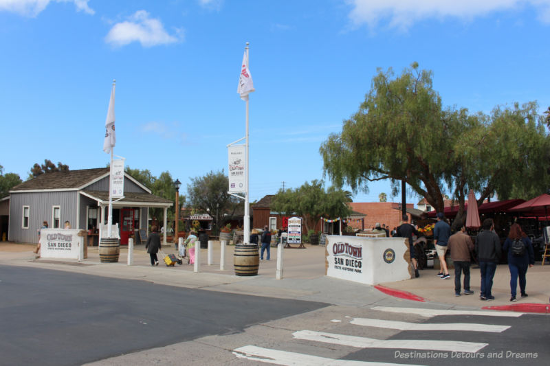 San Diego Old Town Entrance to Old Town San Diego park