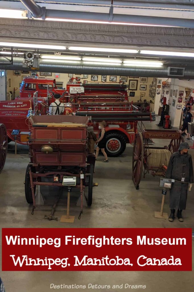 Winnipeg Firefighters Museum - An old fire station in Winnipeg, Manitoba, Canada, now houses a museum with vintage firefighting vehicles and equipment