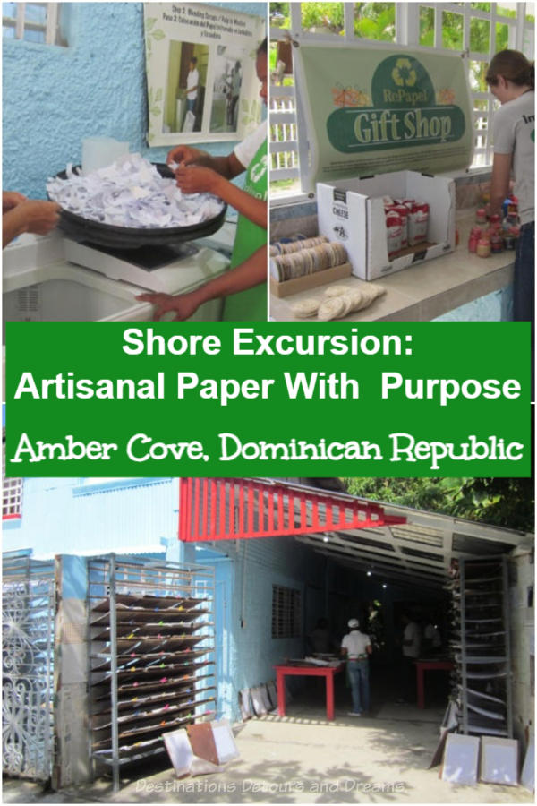 Amber Cove Shore Excursion Artisanal Paper With Purpose - A cruise shore excursion at an artisanal paper recycling co-operative in the Dominican Republic is an immersive cultural experiences making an impact in the community