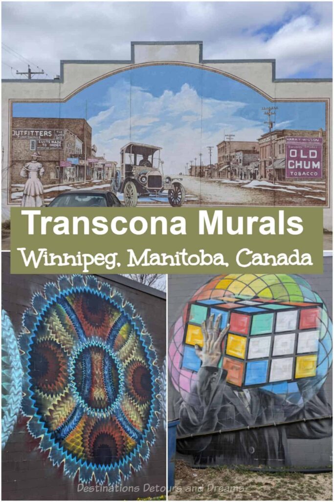 Transcona Murals - A collection of murals in the compact downtown area of the Transcona neighbourhood of Winnipeg, Manitoba, Canada