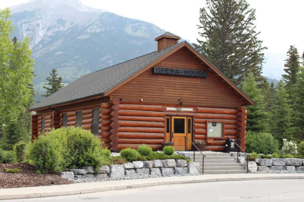 Full-size replica of a log opera house