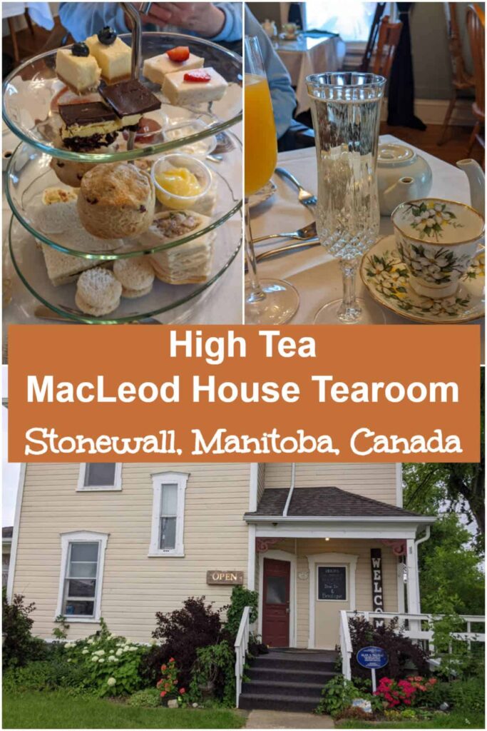 High Tea At McLeod House In Stonewall, Manitoba - Afternoon tea in a historic home in Stonewall, Manitoba, Canada