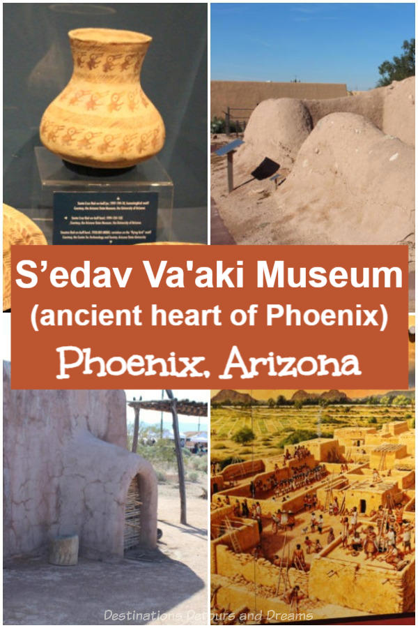 Ancient Heart of Phoenix - Hohokam history at S'edav Va'aki Museum (formerly Pueblo Grande Museum and Archaeological Park) in Phoenix, Arizona