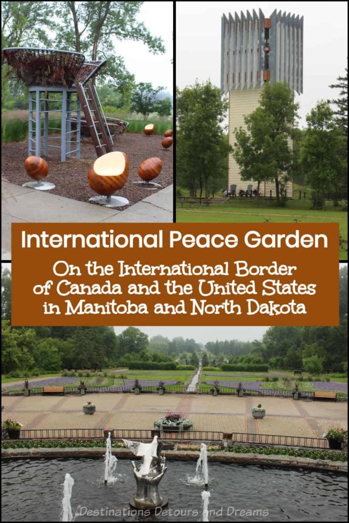 International Peace Garden - A park and garden straddling the border between the United States and Canada celebrates friendship and peace