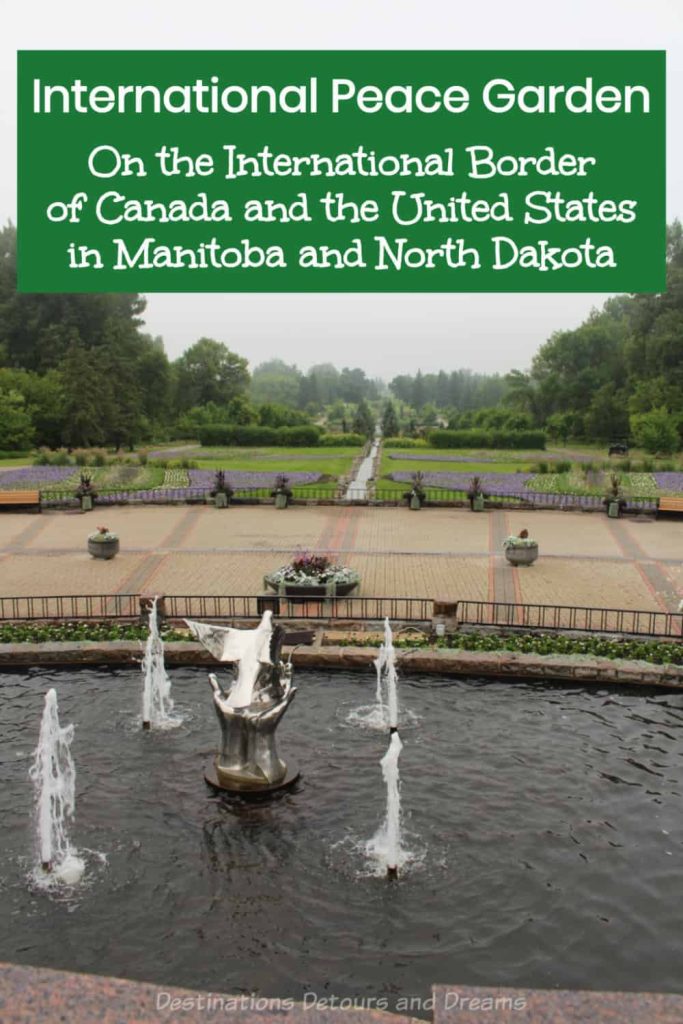 International Peace Garden - A park and garden straddling the border between the United States and Canada celebrates friendship and peace