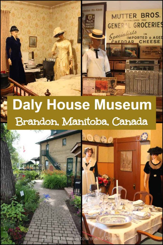 Daly House Museum - A house museum and garden in Brandon, Manitoba, Canada provides a look at Victorian-era life and Brandon history