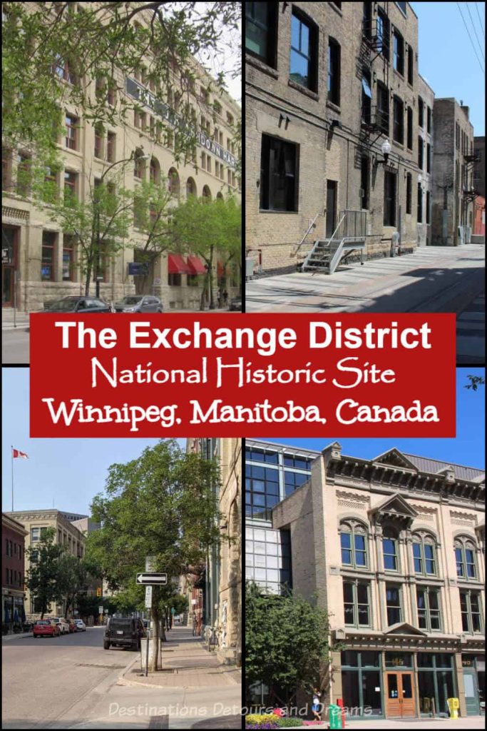 Explore Winnipeg's Exchange District - National Historic Site neighbourhood featuring heritage buildings, arts, entertainment, boutique shops, and eateries in the heart of Winnipeg, Manitoba, Canada