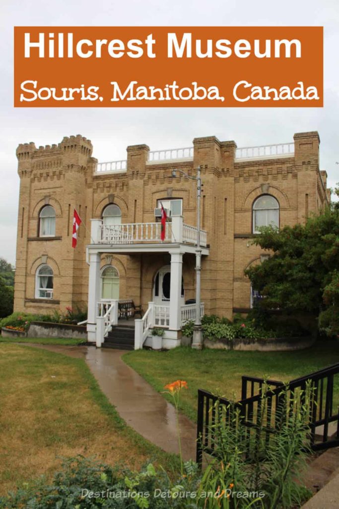 Hillcrest Museum, Castle on the Prairies - Grand house built in 1910 is now a museum in Souris, Manitoba, Canada showcasing life in the early 1900s and other history